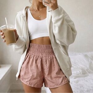 Free People Movement Balloon Athletic Shorts – Blush Pink XS